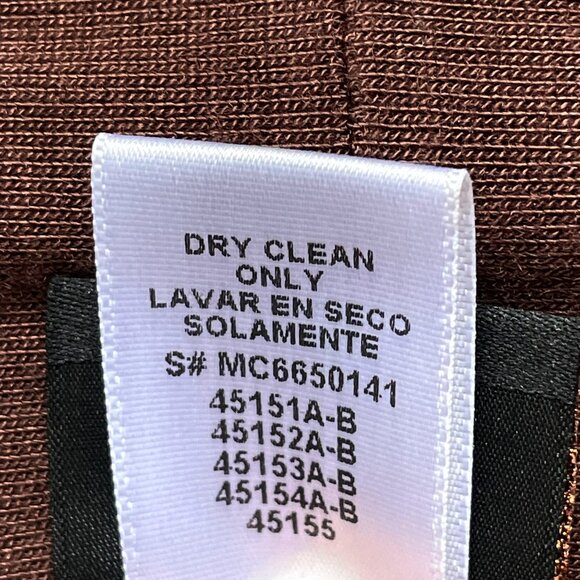 Open Front Brown Cardigan by MOD.lusive Bobeau — Soft Modal Blend Sweater M - Picture 7 of 9